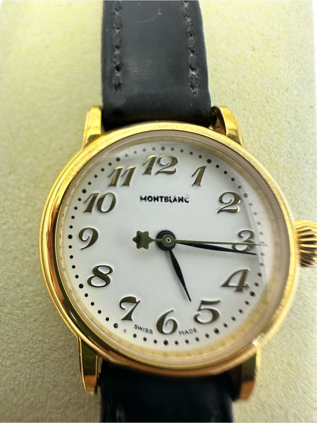 Montblanc Meisterstuck Ladies Writstwatch Ref. 7006 (Single Owner, Black Band)